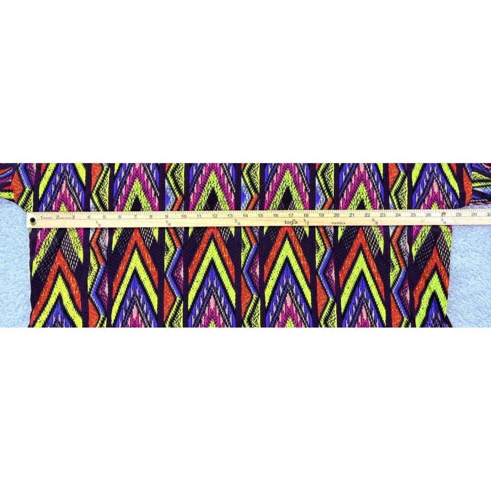 Missoni Womens Top Silk Abstract Multicolor Zig Zag Medium Luxury Boxy Oversized - Picture 9 of 13